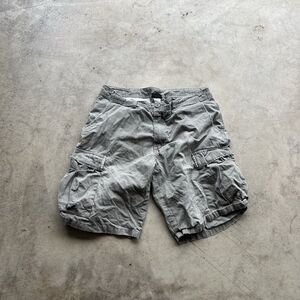 Patagonia Classic Hiking Cargo Shorts Men’s SZ 32 Canvas Organic Cotton distress